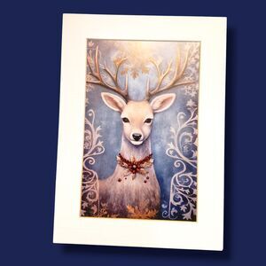 Hand Made Winter Themed Junk Journal *Includes 10 pc NEW JEWELRY* Women Girls